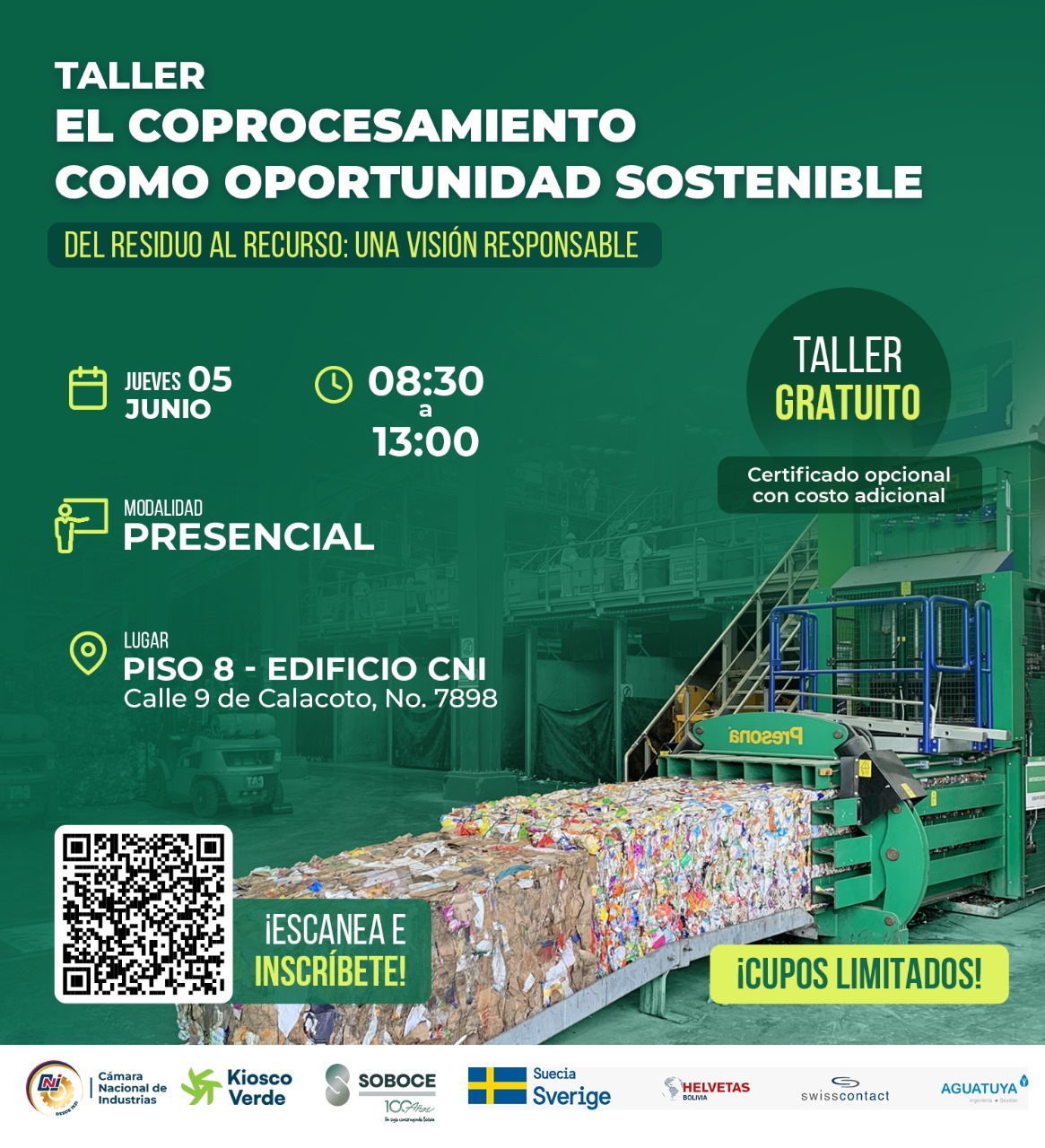 TALLER DE GESTIÓN SOSTENIBLE DE RESIDUOS: EL PODER DEL COPROCESAMIENTO