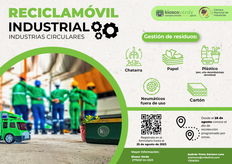 CAMPAÑA RECICLAMÓVIL INDUSTRIAL: “INDUSTRIAS CIRCULARES”  